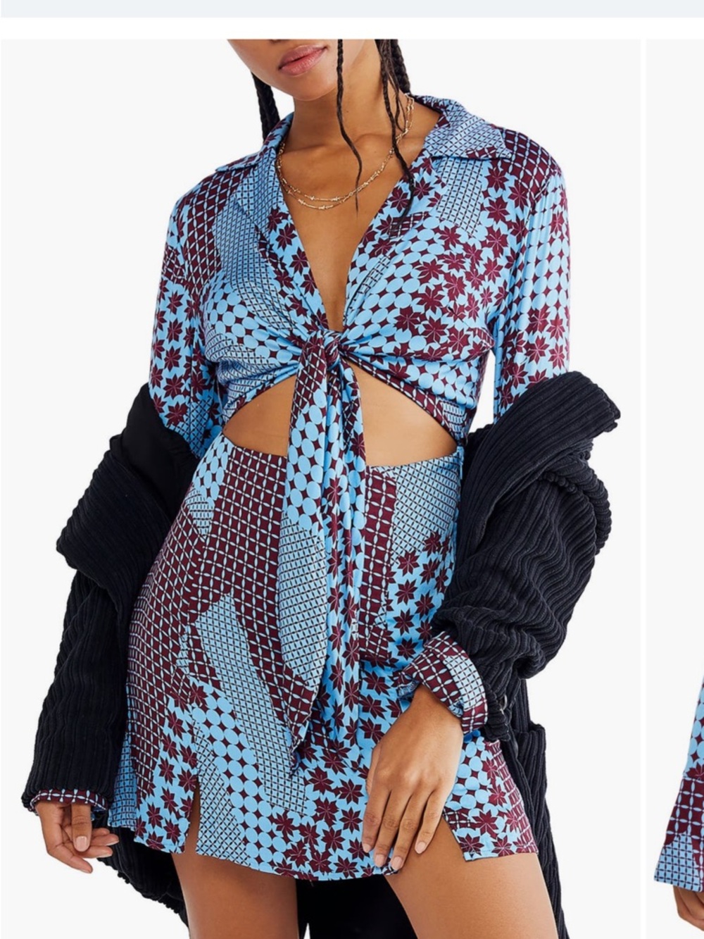 Cutout Mini Dress